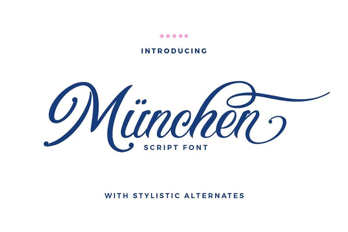 Munchen Decorative Script