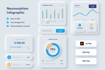 Neumorphism Infographic