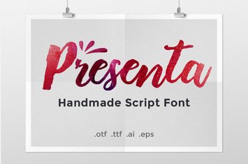 Presenta – Handmade Script Font
