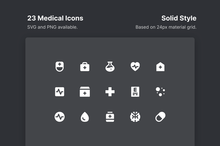 Medical Icons - Solid Style