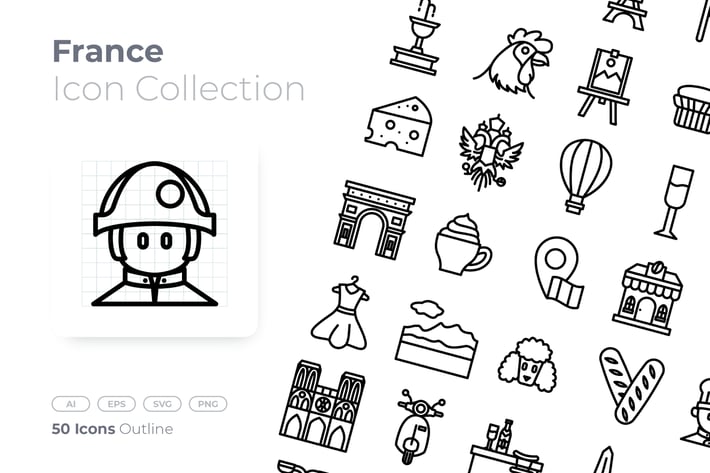 France Outline Icon