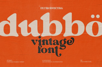 Dubbo - Retro Serif Font