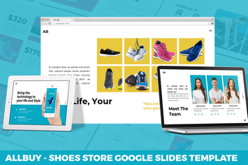 Allbuy - Shoes Store Google Slides Template