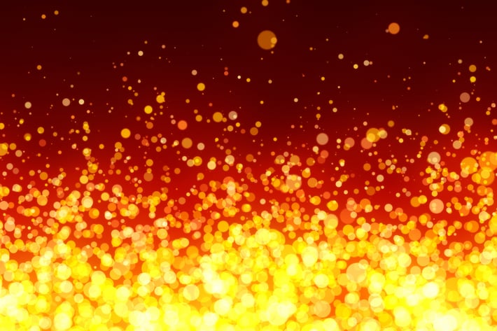 Fiery Particles Background