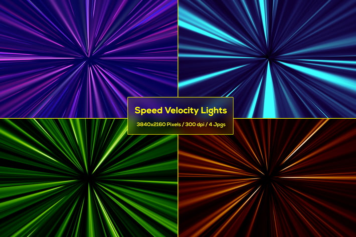 Speed Velocity Lights Backgrounds