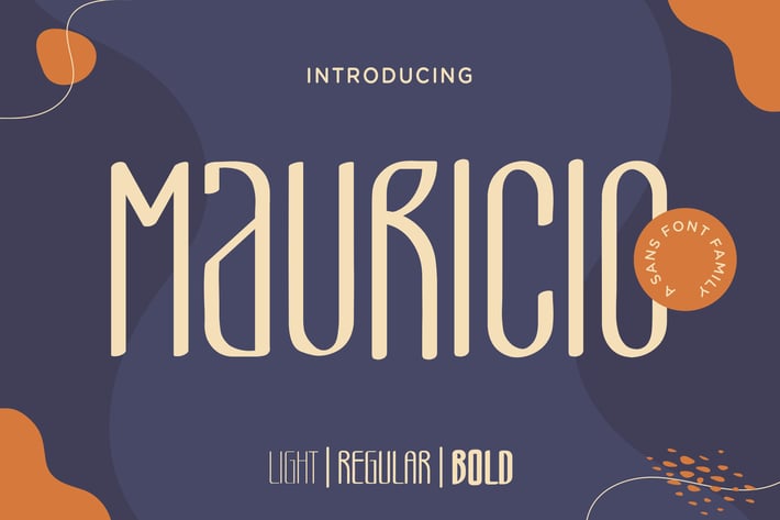 Mauricio – A Sans Font Family