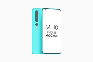 Mi 10 Phone Mockup