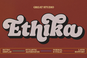 Ethika - Retro Font