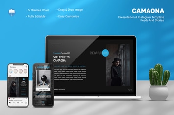 Camaona - Keynote & Instagram Template