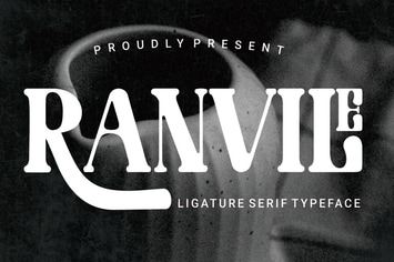 RANVILE - Ligature Serif Typeface