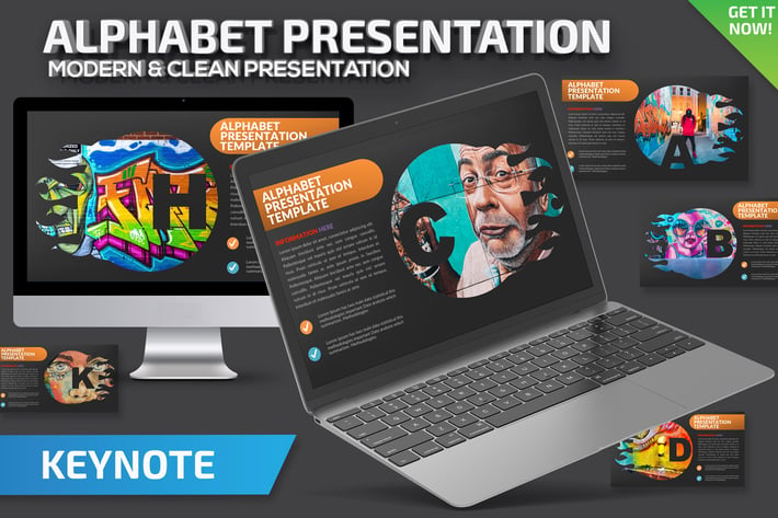 Alphabet Keynote Presentation Template