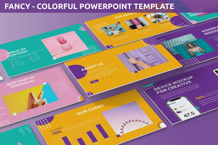 Fancy - Colorful Powerpoint Template