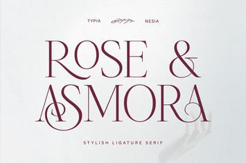 Rose & Asmora - Beauty Stylish Ligature Serif