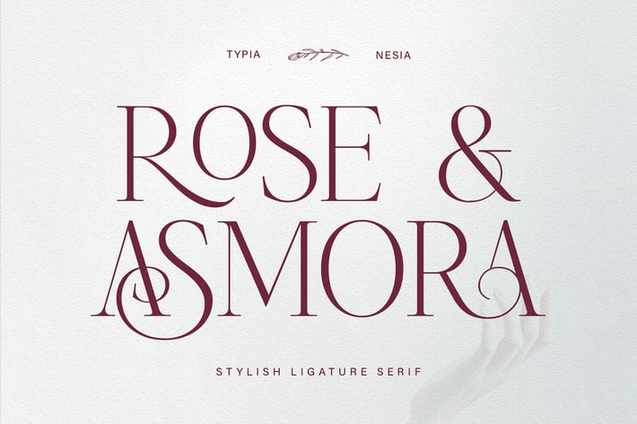 Rose & Asmora - Beauty Stylish Ligature Serif