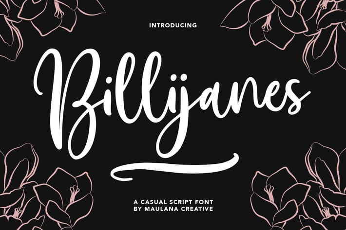 Billijanes Casual Script Font