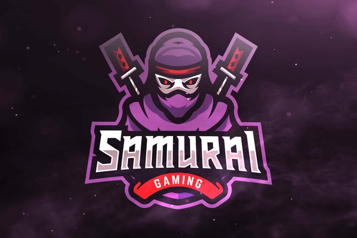 Samurai Gaming Sport and Esports Logos