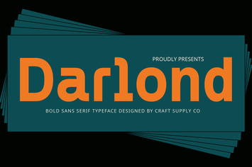 Darlond – Bold Sans Serif
