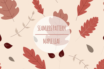Autumn Leaves – Seamless Pattern