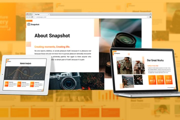 Snapshot - Photography Google Slides Template