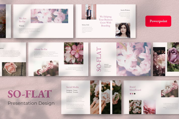 So-flat- Powerpoint Presentation Design Template
