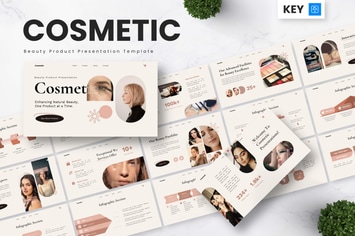 Cosmetic - Beauty Product Keynote Templates