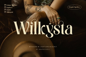 Wilkista - Ligature Typeface