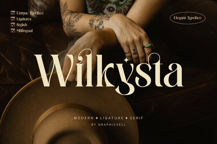 Wilkista - Ligature Typeface