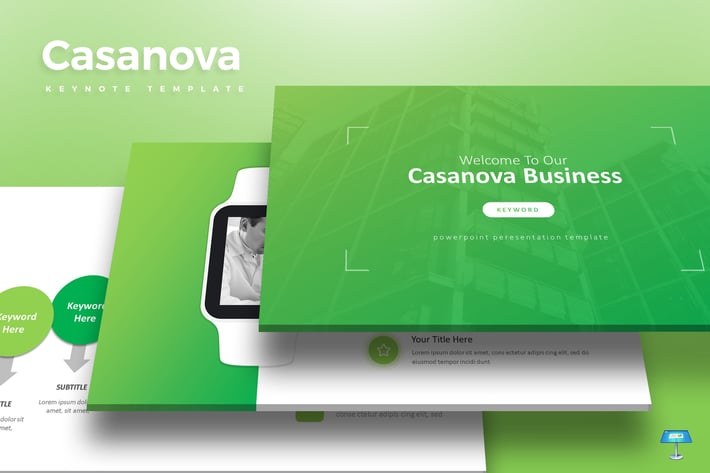 Casanova - Keynote Template