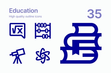 Education icons