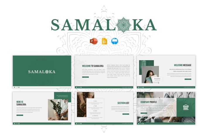 Samaloka - GSLIDE KEY PPTX TEMPLATE