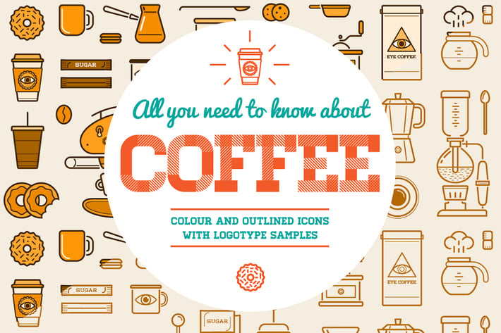 Coffee Icons and Logo Set 2