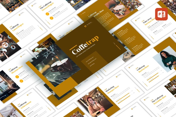 Coffetrap - Café Resto PowerPoint Template
