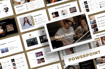Music Souls - Powerpoint Template