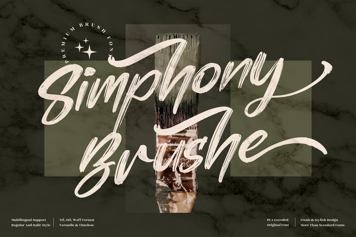 Simphony Brushe Brush Font