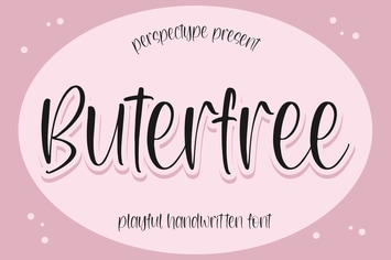 Buterfree Playful Handwritten Font