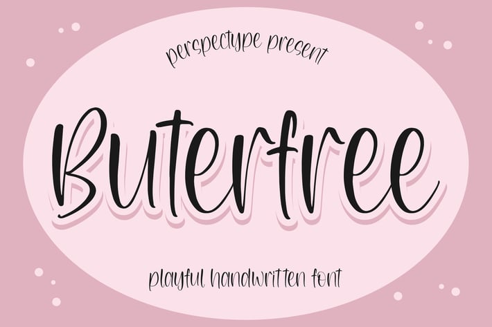Buterfree Playful Handwritten Font