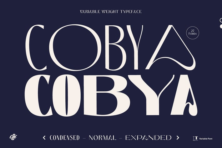 Cobya - Modern Variable Font