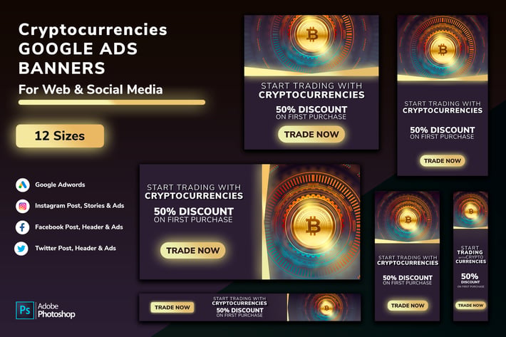 Trading Bitcoin Google Ads, Web Banner & Posts