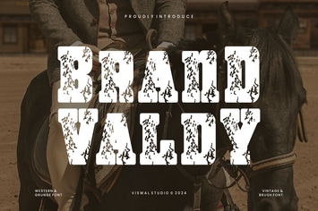Brand Valdy - Western & Grunge Font