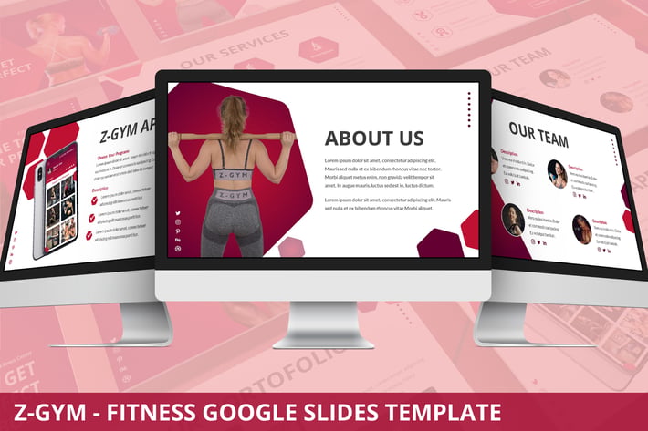 Z-Gym - Fitness Google Slides Template