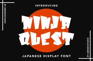 Ninja Quest - Japanese Display Font