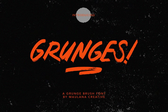 Grunges Grunge Brush Font