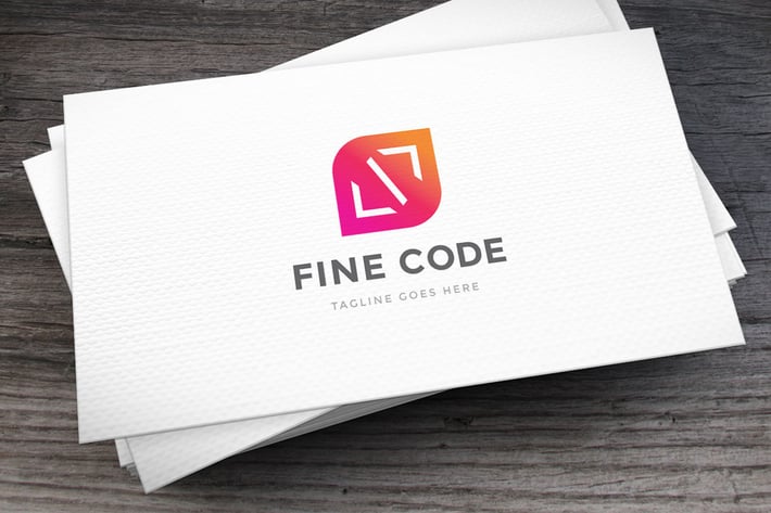 Fine Code Logo Template