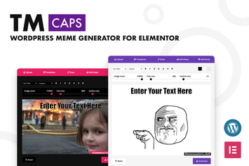 TM CAPS - WordPress Meme Generator For Elementor