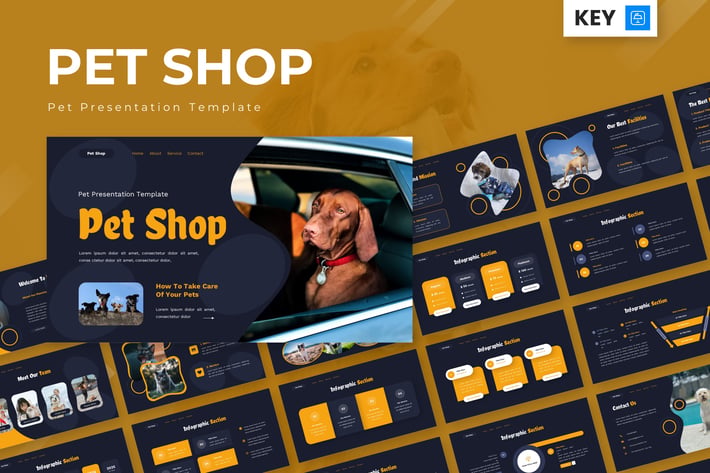 Pet Shop - Pet Keynote Templates