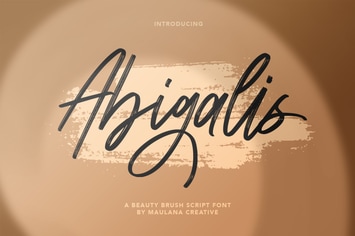 Abigalis Beauty Brush Script Font