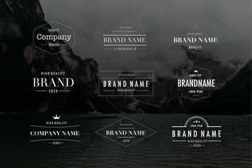 Vintage Brands Badges