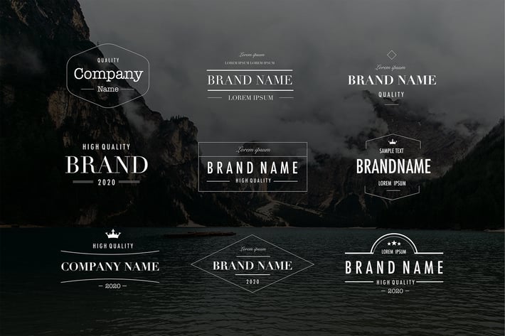 Vintage Brands Badges