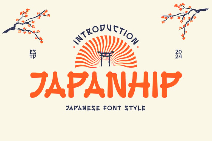 Japanhip - Japan Food Font