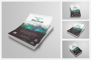 Flyer Mockup A4 Sizes